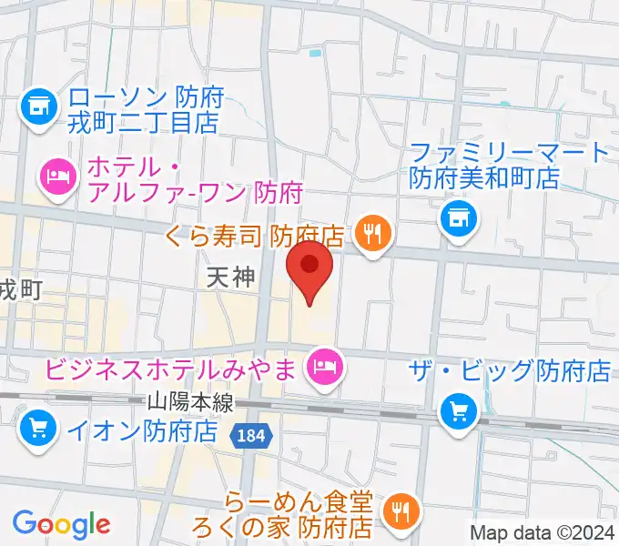 三友サルビアホールの地図