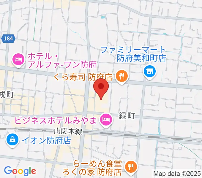 三友サルビアホールの地図