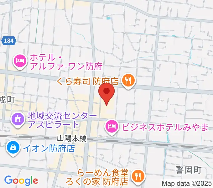 三友サルビアホールの地図