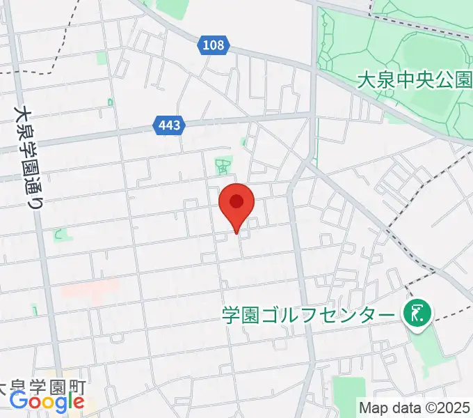 窪田豊ギター教室の地図