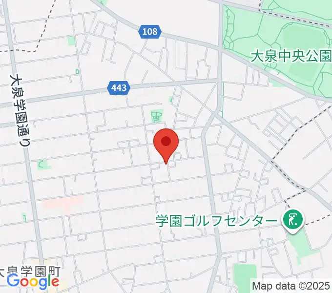 窪田豊ギター教室の地図
