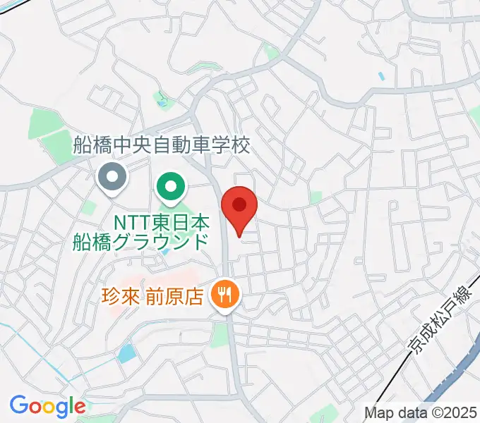 前田ギター教室の地図