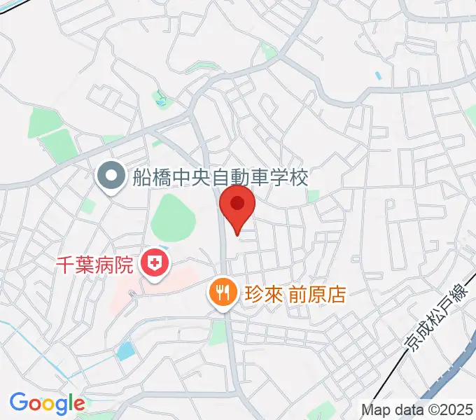 前田ギター教室の地図