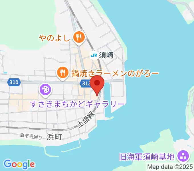 須崎市立市民文化会館の地図