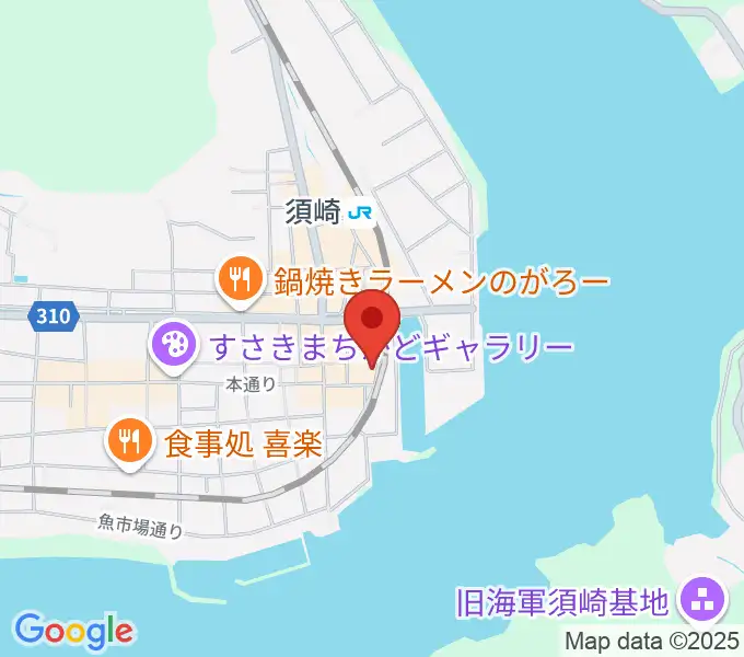 須崎市立市民文化会館の地図