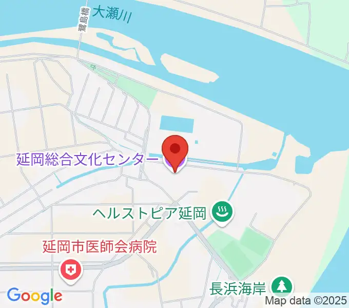 延岡総合文化センターの地図