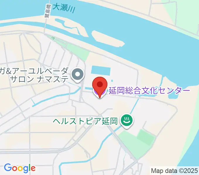 延岡総合文化センターの地図