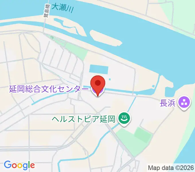 延岡総合文化センターの地図