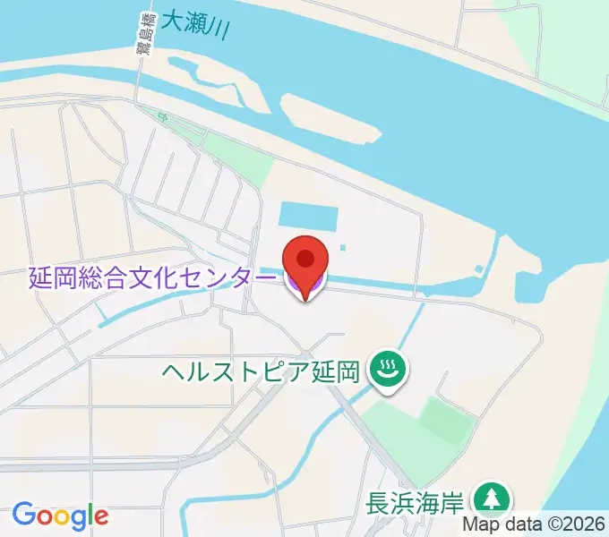 延岡総合文化センターの地図