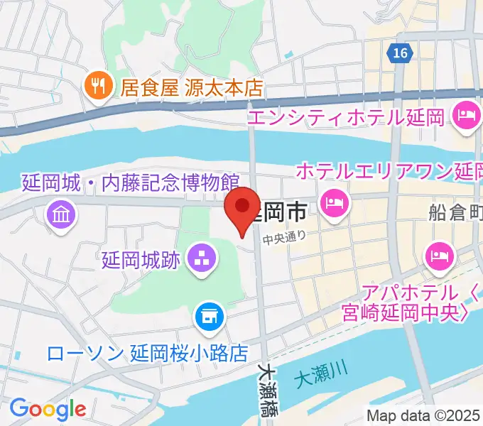野口記念館の地図
