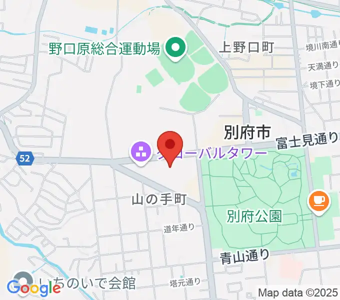 別府ビーコンプラザ・フィルハーモニアホールの地図