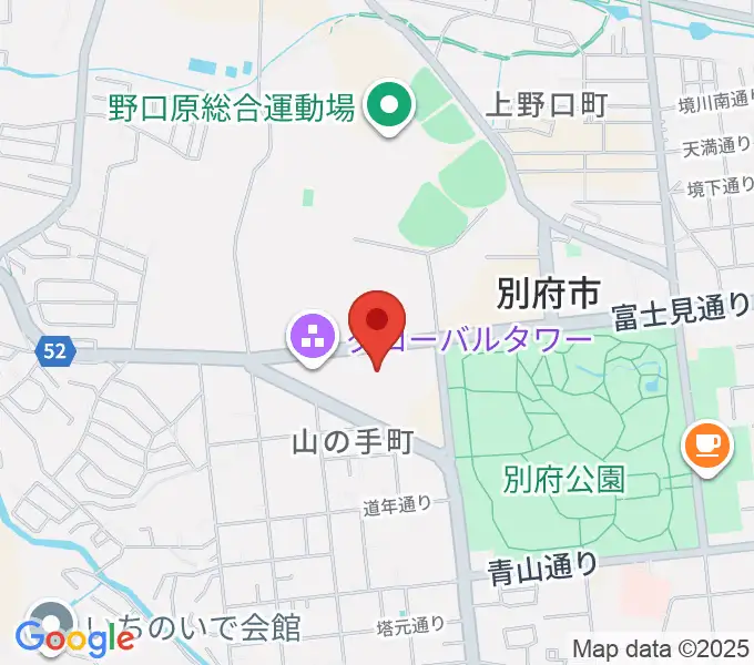 別府ビーコンプラザ・フィルハーモニアホールの地図