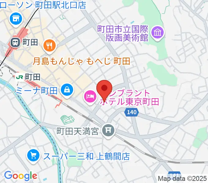 町田アイビーの地図