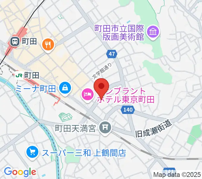 町田アイビーの地図