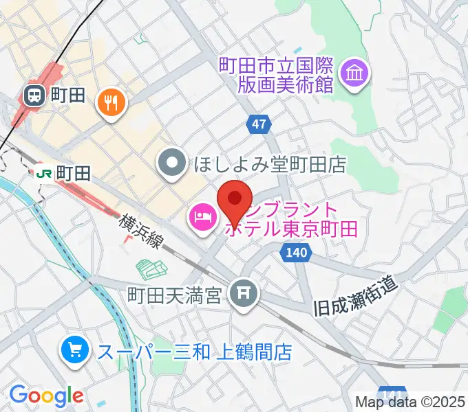 町田アイビーの地図