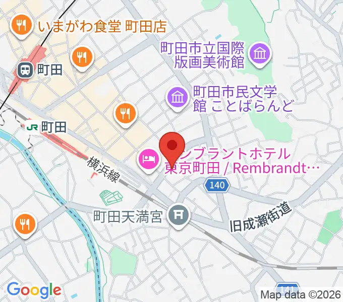 町田アイビーの地図