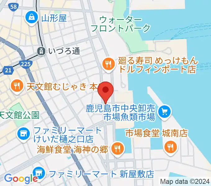 Sitieraホールの地図