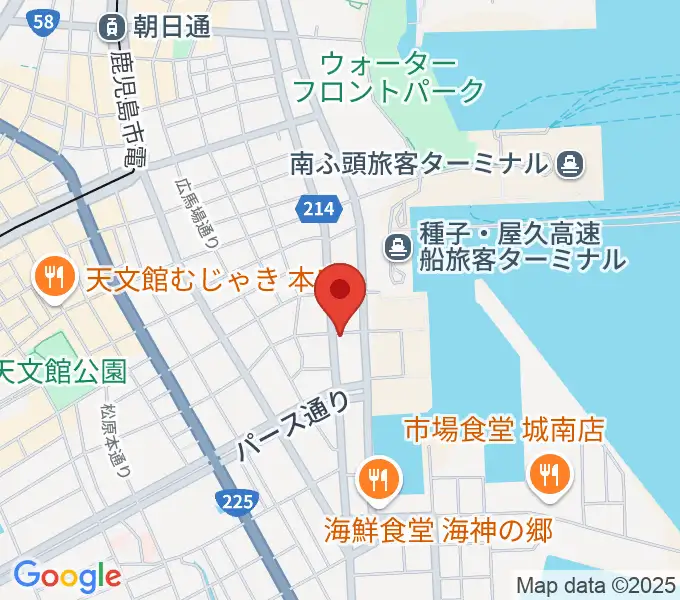 Sitieraホールの地図