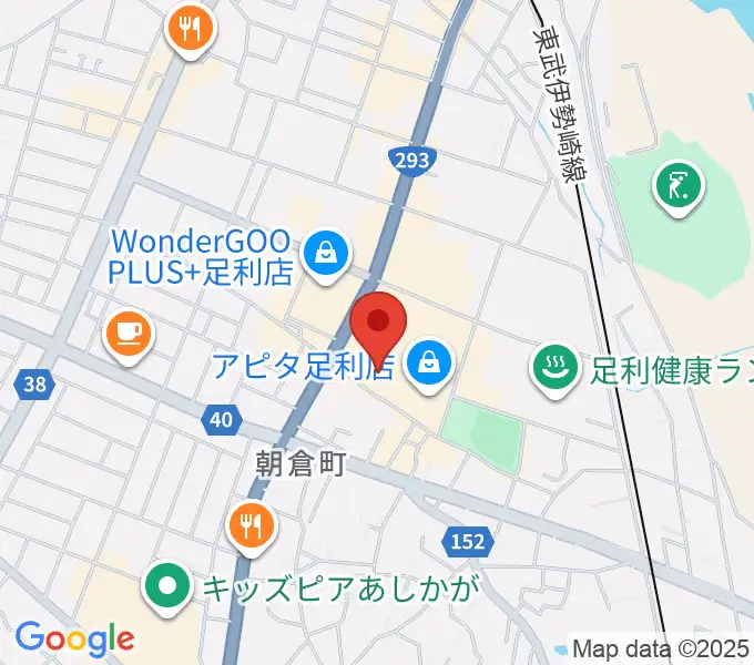 足利カルチャーセンターの地図