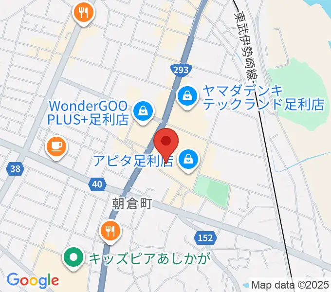 足利カルチャーセンターの地図