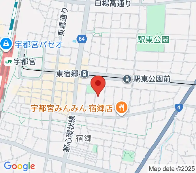 アコースティックスタジオの地図