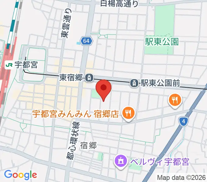 アコースティックスタジオの地図