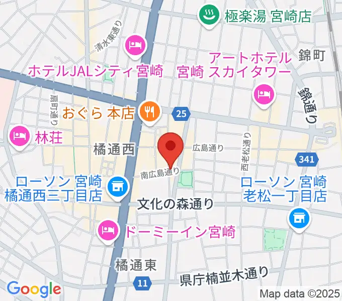 ドラゴンヘッド音楽スタジオの地図