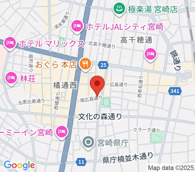 ドラゴンヘッド音楽スタジオの地図