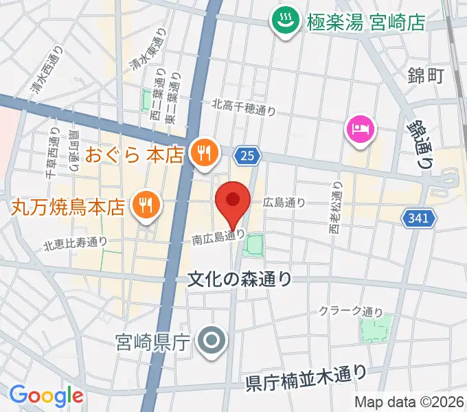 ドラゴンヘッド音楽スタジオの地図