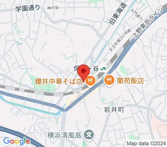 泉ギター教室の地図