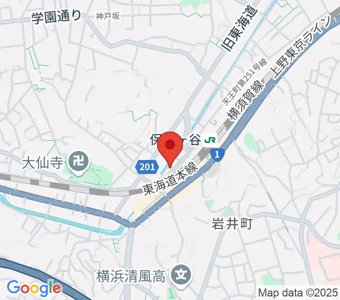 泉ギター教室の地図