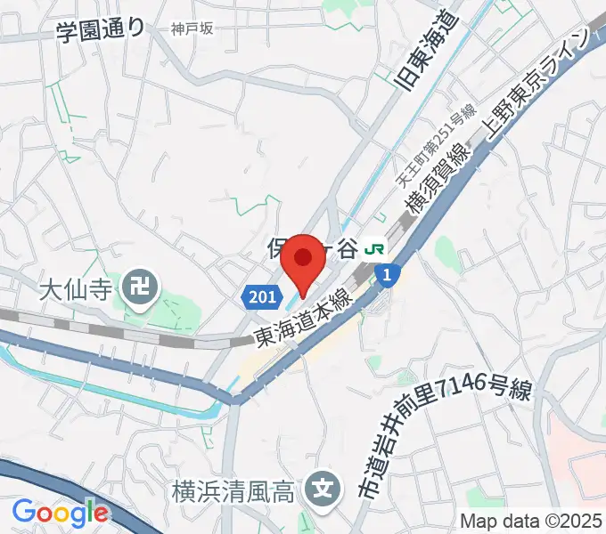 泉ギター教室の地図