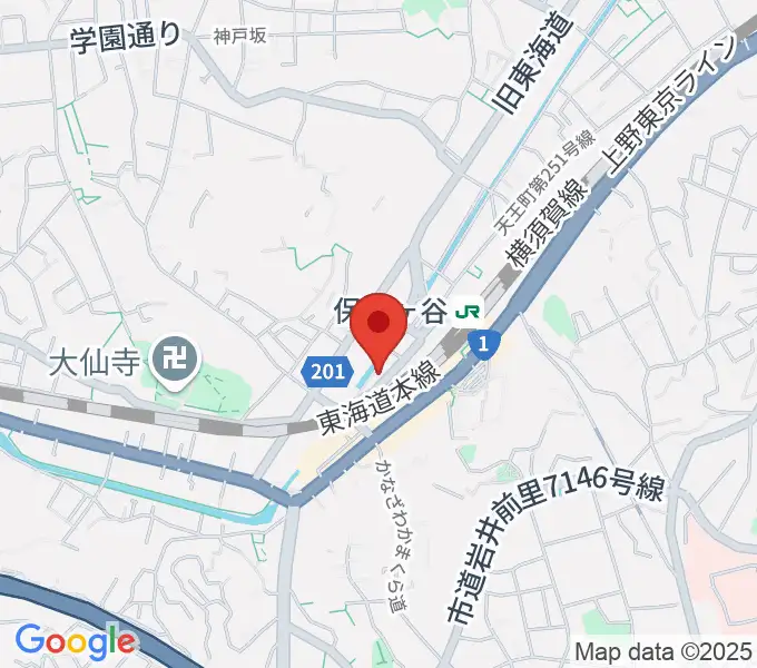 泉ギター教室の地図