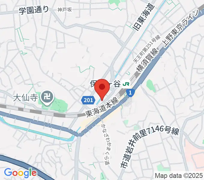 泉ギター教室の地図