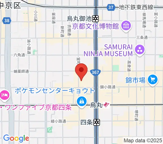 京都芸術センターの地図