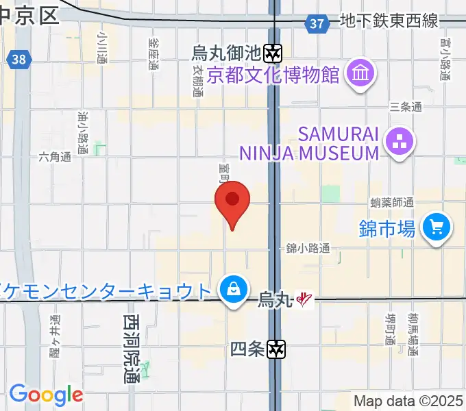 京都芸術センターの地図