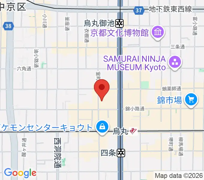 京都芸術センターの地図