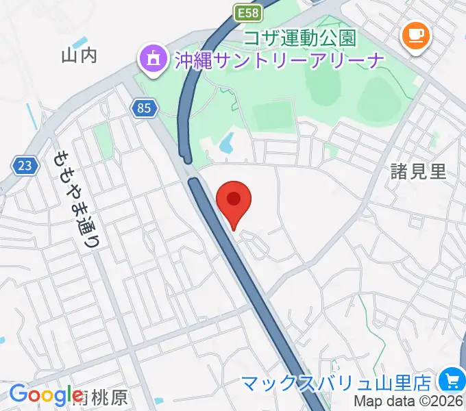 レコーディングスタジオ ファイの地図
