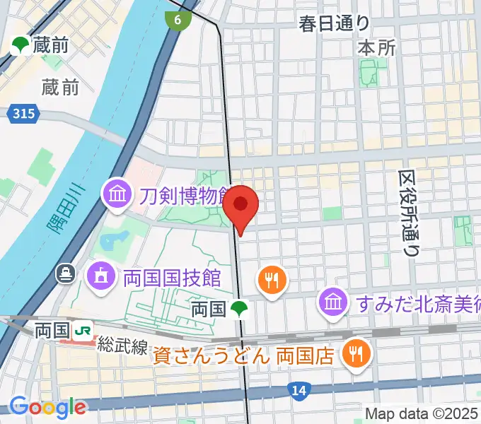る・みゅう音楽教室の地図