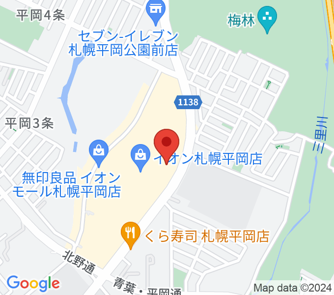 札幌カルチャーセンター平岡の場所