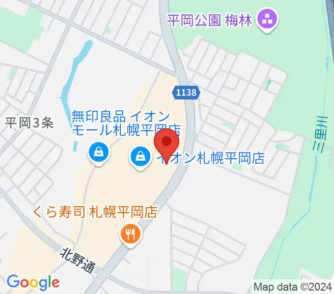 札幌カルチャーセンター平岡の地図