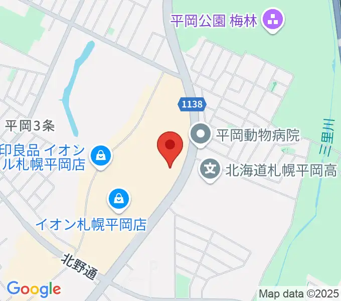 札幌カルチャーセンター平岡の地図