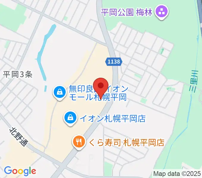 札幌カルチャーセンター平岡の地図