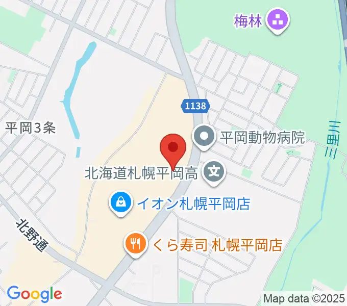 札幌カルチャーセンター平岡の地図