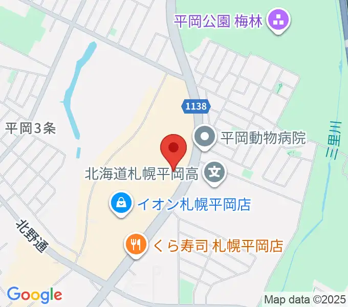札幌カルチャーセンター平岡の地図
