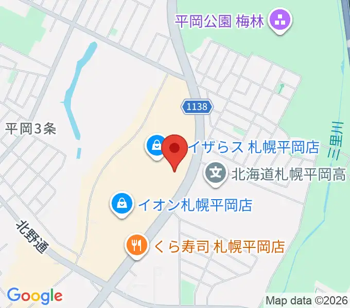札幌カルチャーセンター平岡の地図
