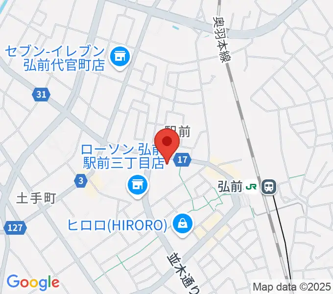 ヨークカルチャーセンター弘前の地図