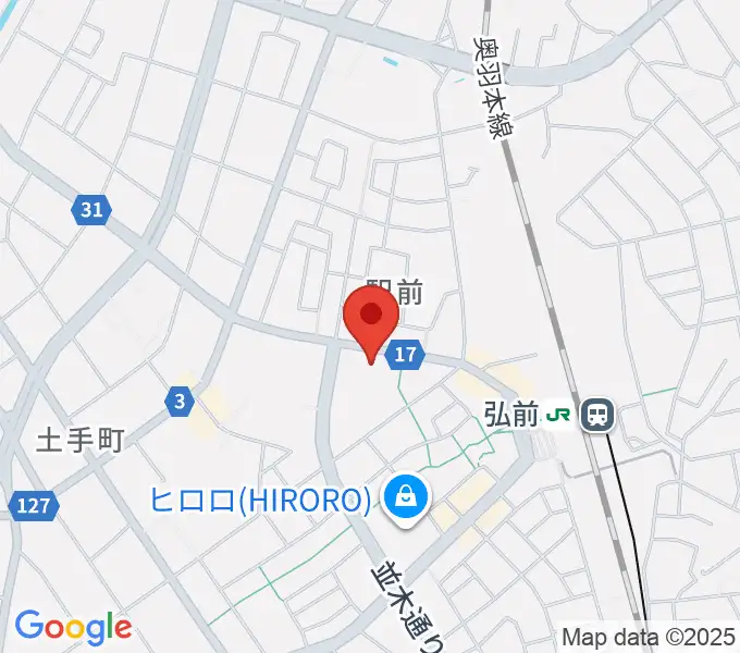 ヨークカルチャーセンター弘前の地図