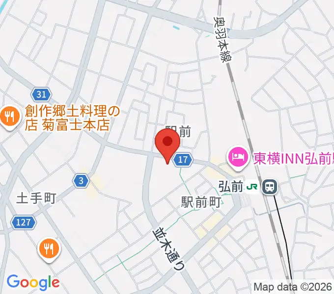 ヨークカルチャーセンター弘前の地図