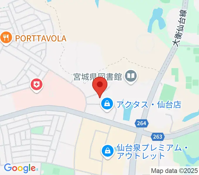 泉パークタウンカルチャーセンターの地図
